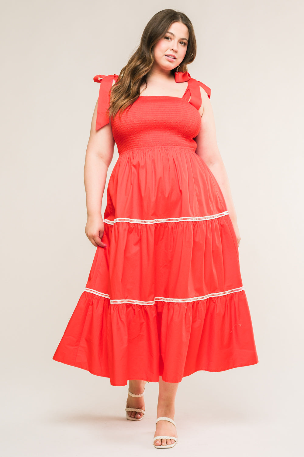 BETTER THAN EVER POPLIN MIDI DRESS Flying Tomato